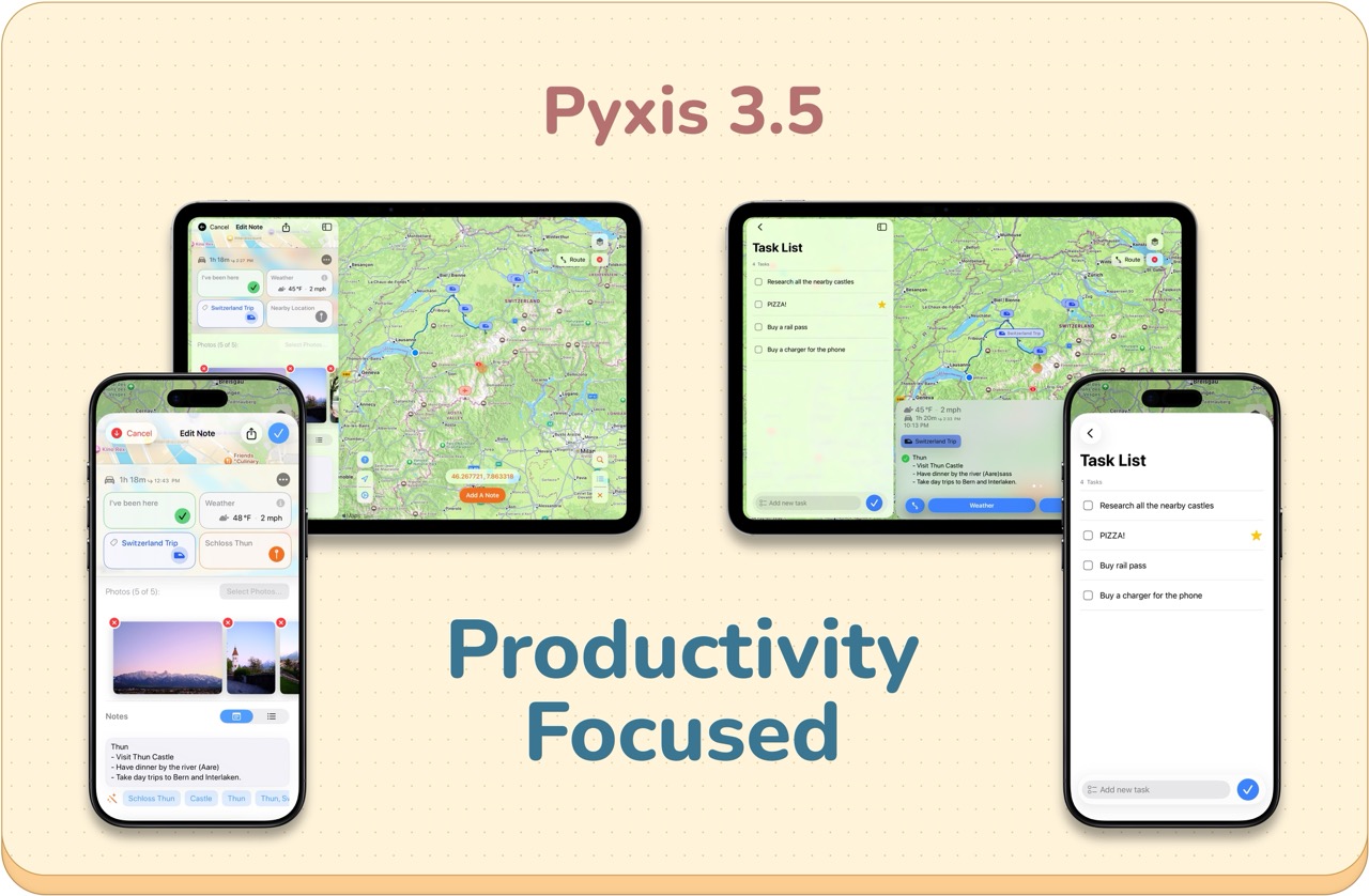 Pyxis productivity focused banner